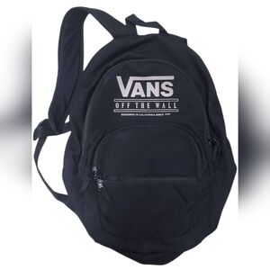 Vans Motivatee School Backpack Black And Tan Rucksack